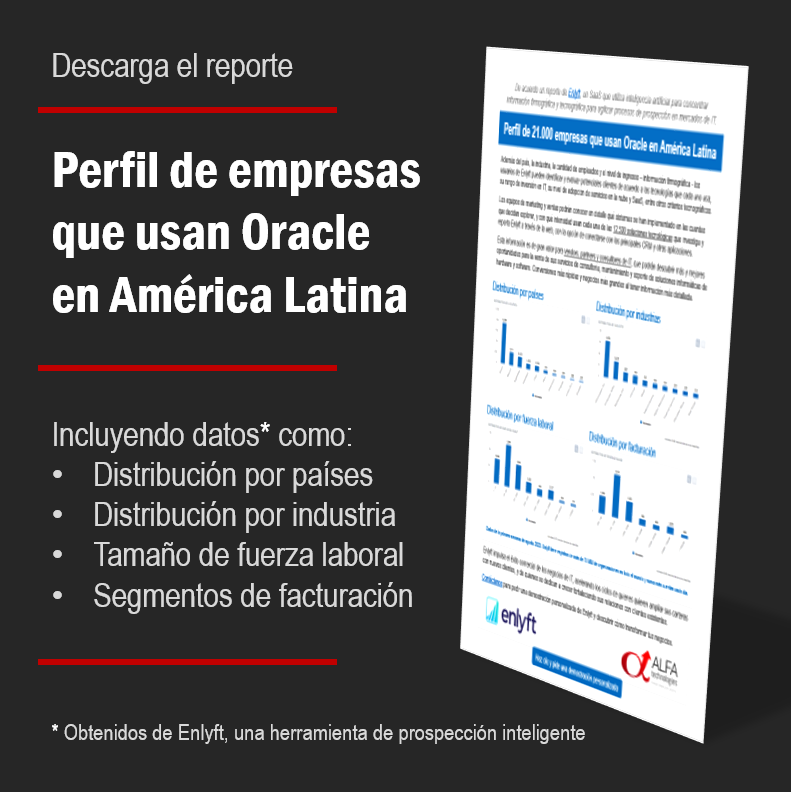 Perfil empresas ORACLE latam