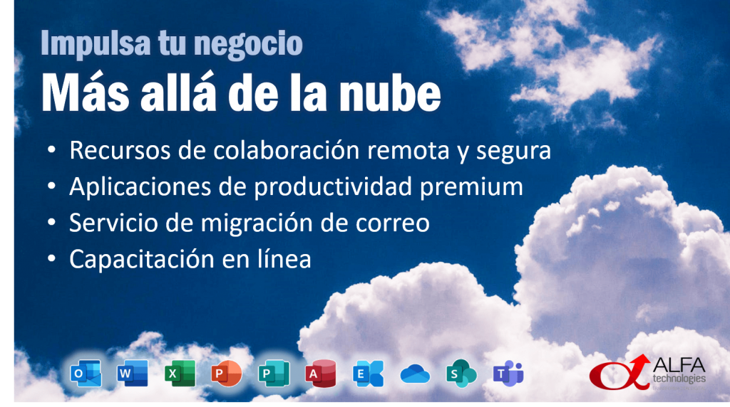 Alfatechnologies la nube y productividad remota